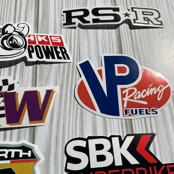 🆕🚗New Racing Mechanic Garage Toolbox Waterproof Stickers 10 Piece - LOT #1 - Picture 4 of 5